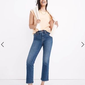 Madewell Cali Demi-Boot Jeans in Bodney Wash 24